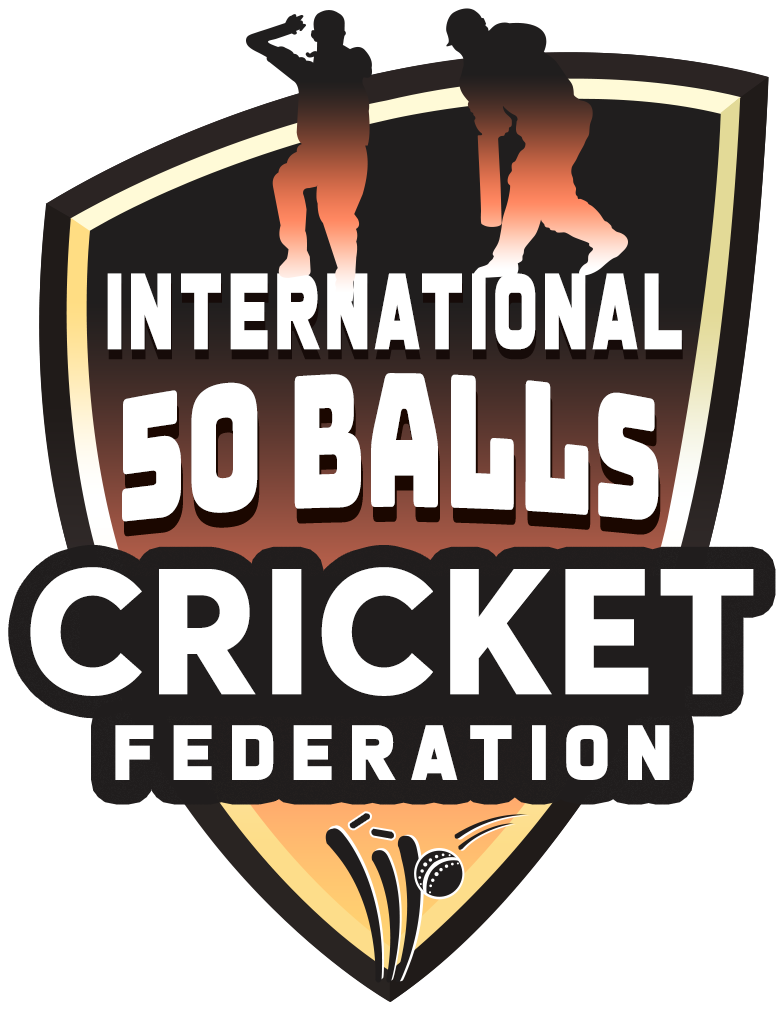 International 50-Balls Cricket Federation Logo